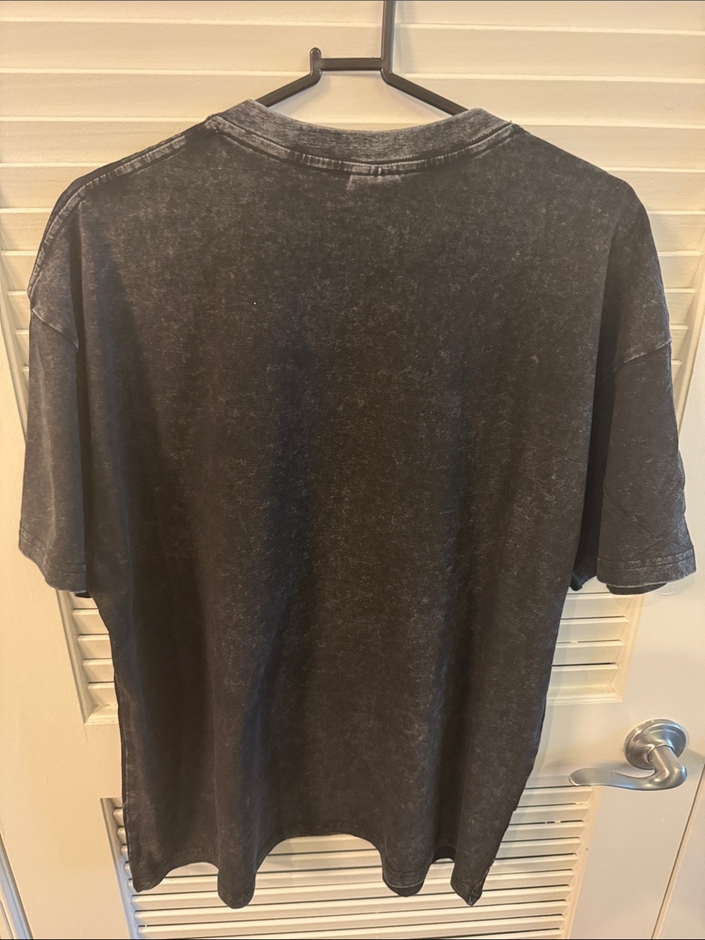 Vintage-inspired Black mineral-wash tee by-Digiprint feature "Living the Dream, - Picture 3 of 3